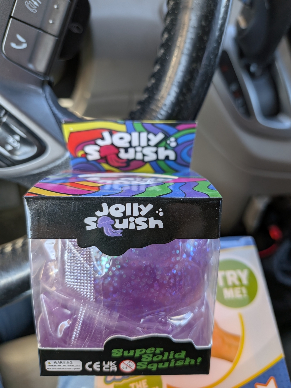 Super Solid Squish – Purple Sensory Toy
